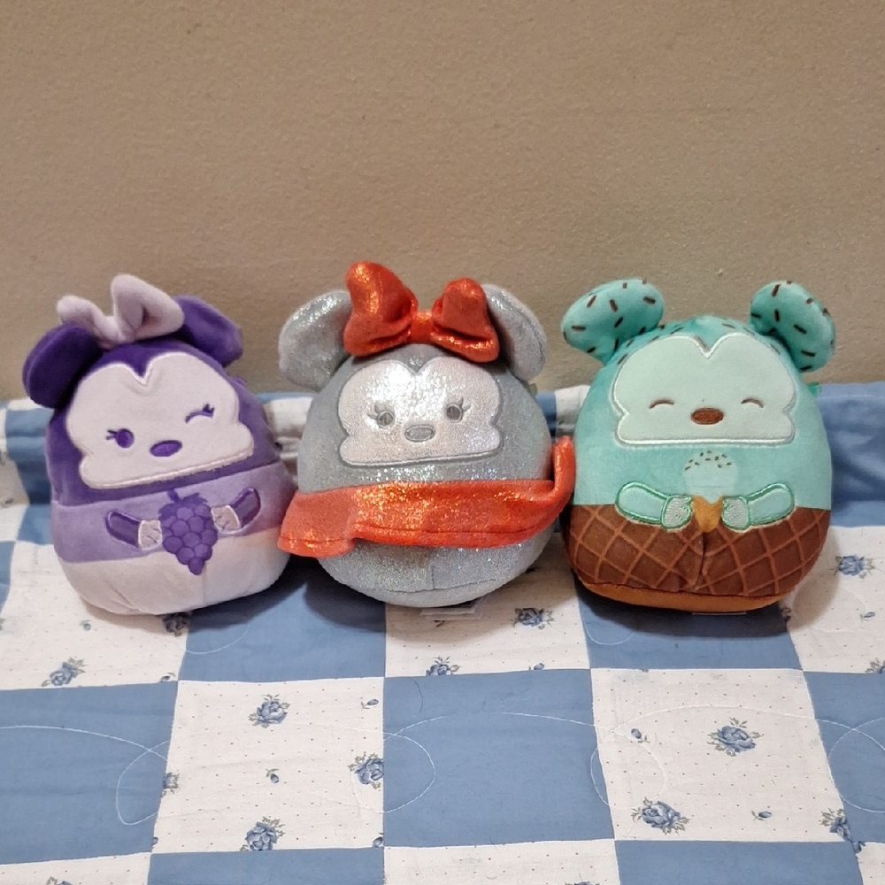 Squishmallow Disney Set Of 3